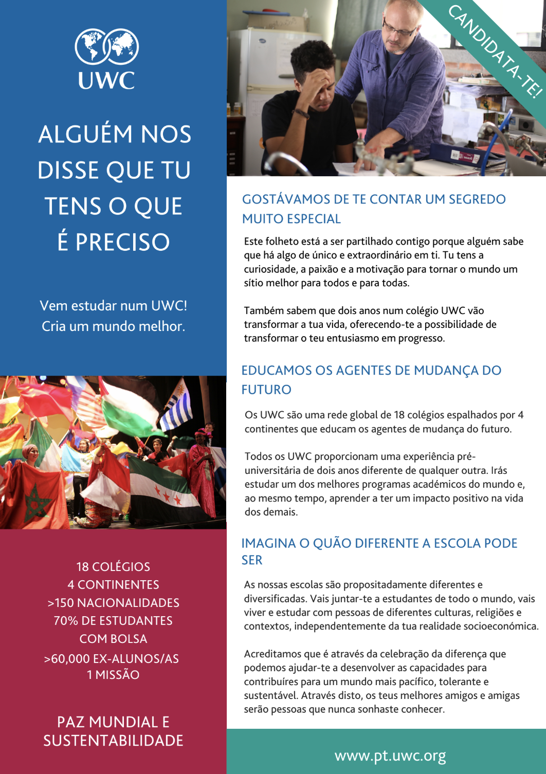 flyer alunos